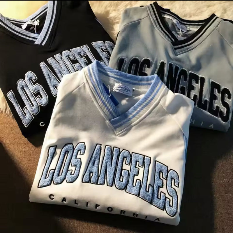 Los Angeles Nakışlı Sweatshirt