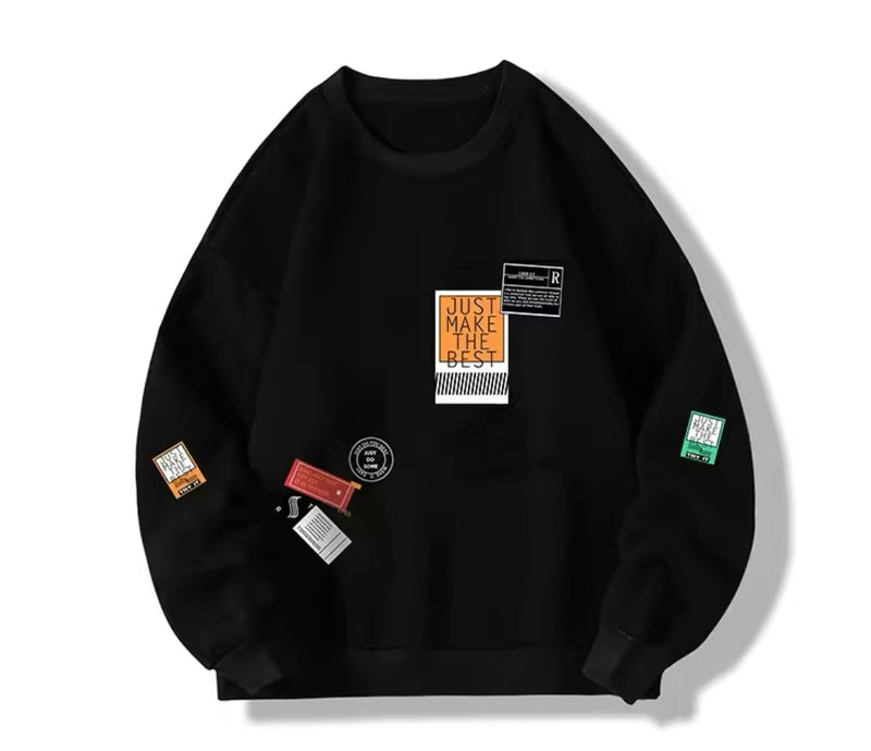 Minimal Tasarımlı Baskılı Sweatshirt